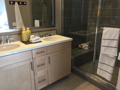 Your master bath likely won't be as decked out as the one in the model -- unless you're willing to pay more.